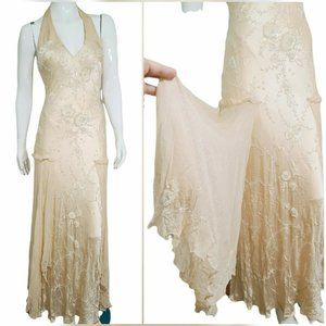 NWT DIANE FREIS Vintage $975 Wedding Dress/Formal